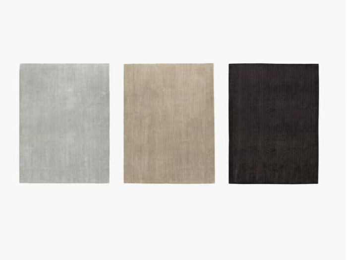 SHINDO - Solid-color rectangular handmade rug _ Poliform