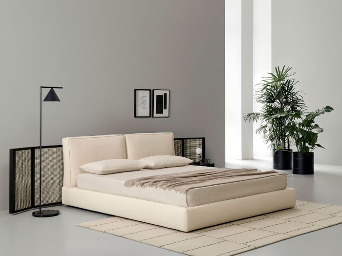 BYRON - Upholstered double bed _ Porro