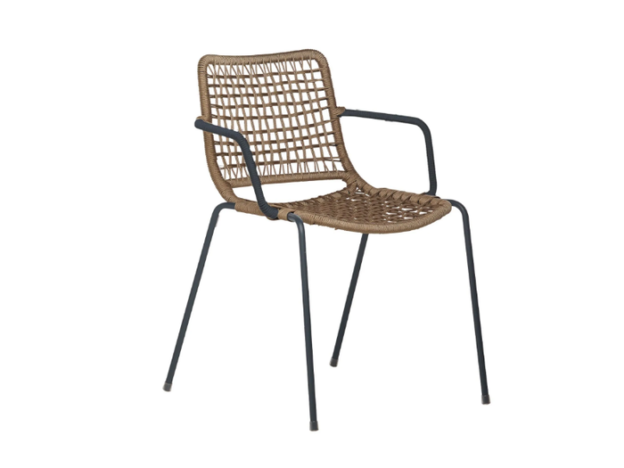 EGAO 037/P - Rope garden easy chair with armrests _ Potocco