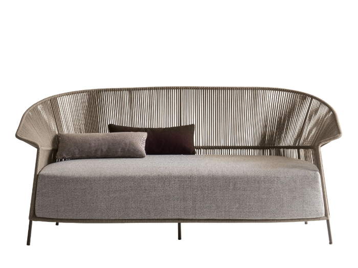 OLA 923/D - Rope and fabric garden sofa _ Potocco