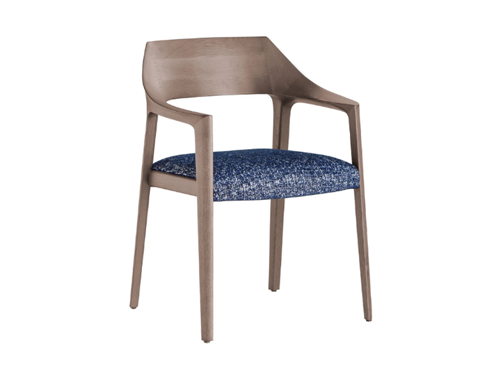 SCHEGGIA 906/P - Ash easy chair with armrests _ Potocco