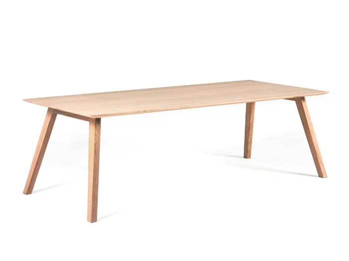 MONK - Rectangular solid wood table _ Prostoria