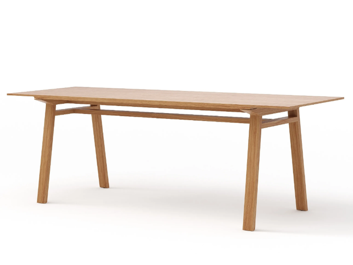 MITIS HIGH - Rectangular wooden high table _ Punt