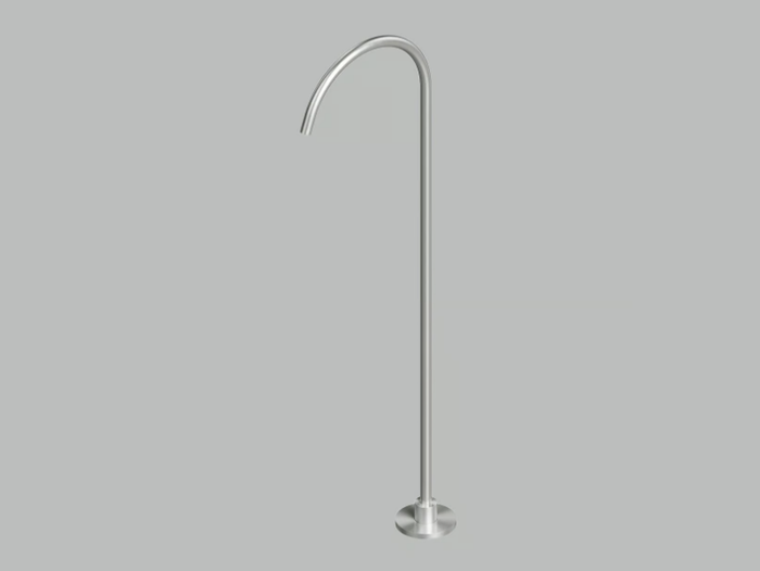 BV4210 - Floor standing stainless steel sink spout _ Quadrodesign