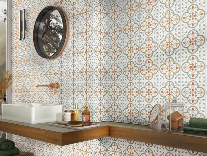 REVIVAL - Glazed porcelain stoneware wall/floor tiles with encaustic effect _ RECER