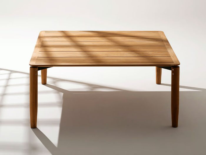 LEVANTE - Square teak garden table _ RODA