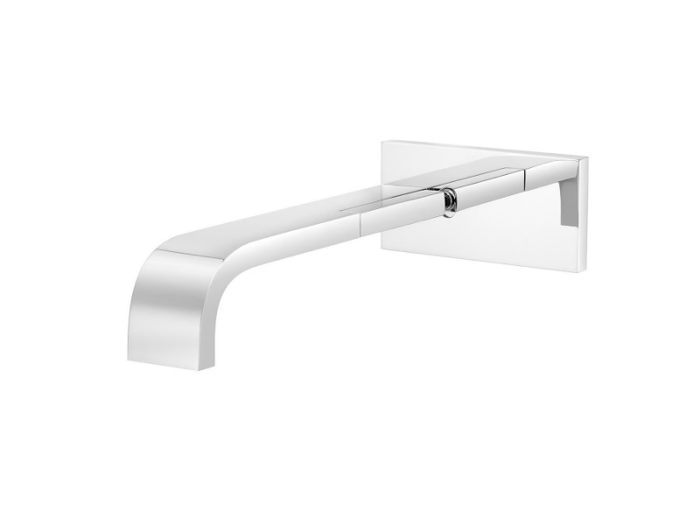 ANDREW - Wall-mounted 1 hole washbasin mixer with plate _ RVB