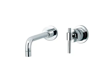 DYNAMIC - 2 hole wall-mounted washbasin mixer _ RVB