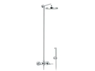 DYNAMIC - Wall-mounted shower panel with hand shower _ RVB