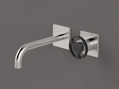 KÀTO - KAN18 - Wall-mounted steel washbasin mixer _ Radomonte