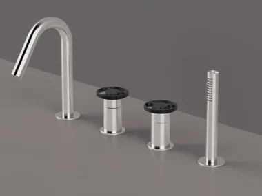 KÀTO - KAN36 - Deck mounted steel bathtub tap _ Radomonte