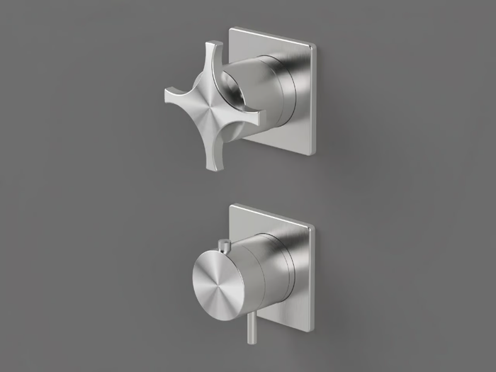 TEX93 - Recessed thermostatic shower mixer with diverter _ Radomonte