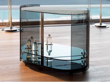 9000 TROLLEY - Glass drinks trolley _ Reflex