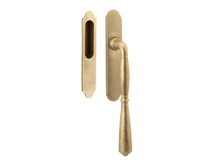 BERNINI - Brass single pull handle for lift and slide _ Reguitti