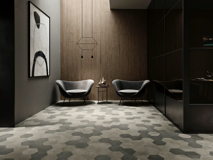 LOCUS - Indoor/outdoor wall/floor tiles with concrete effect _ Revigrés