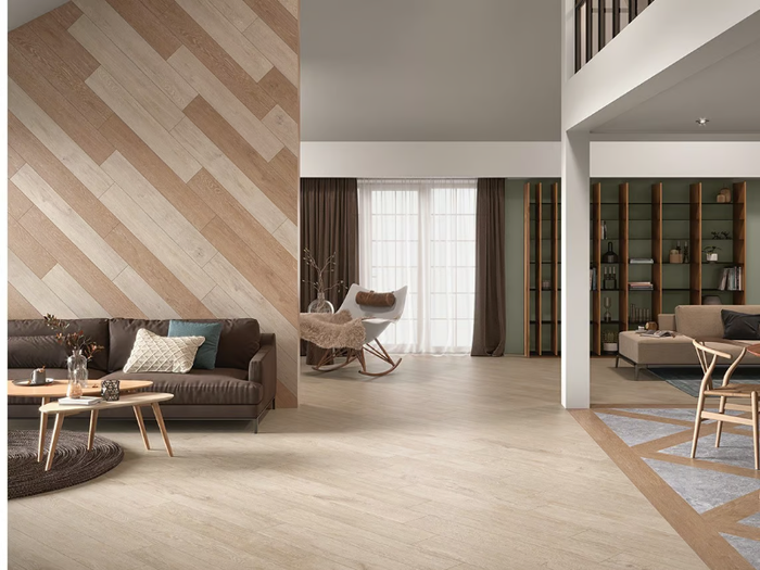 NORDIK - Indoor/outdoor wall/floor tiles with wood effect _ Revigrés