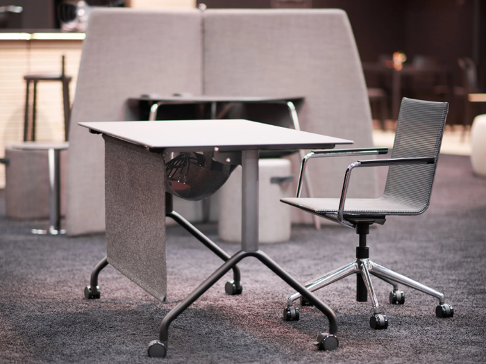 FX TABLE - Folding workstation desk with casters _ Rosconi