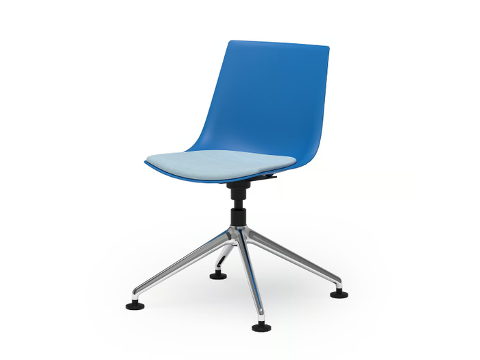 BLAQ 479 - Swivel with 4-spoke base plastic chair _ Rosconi