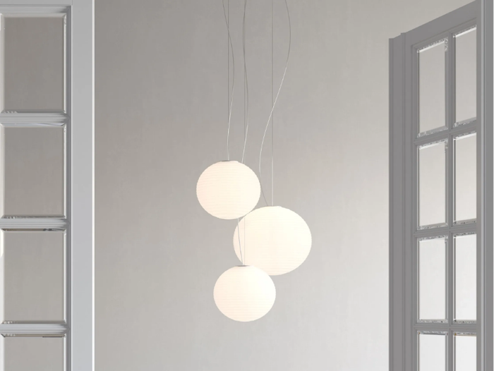 FLOW GLASS - LED blown glass pendant lamp _ Rotaliana