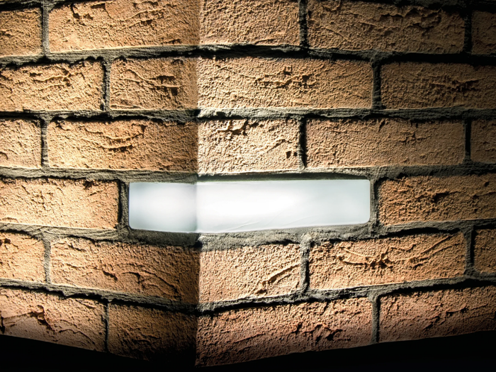 BRICK OF LIGHT - Recessed outdoor wall lamp _ SIMES