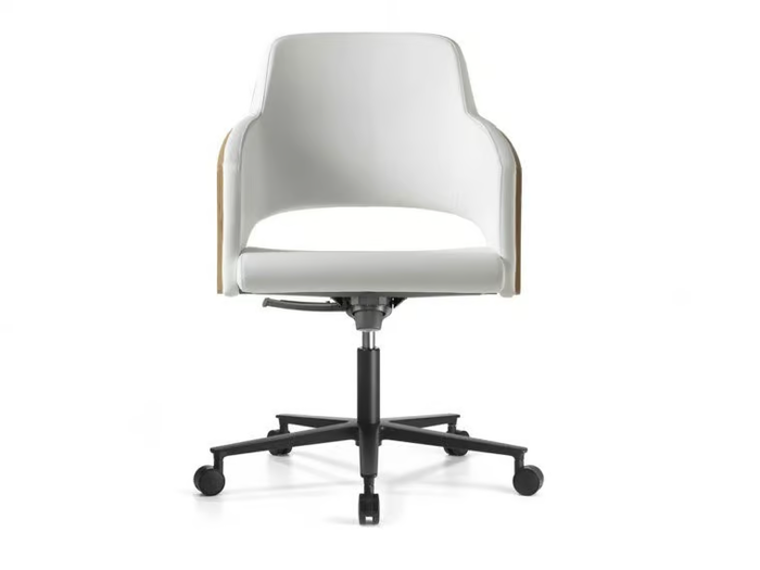 MAJOR - Chair with castors with 5-spoke base _ SITIA