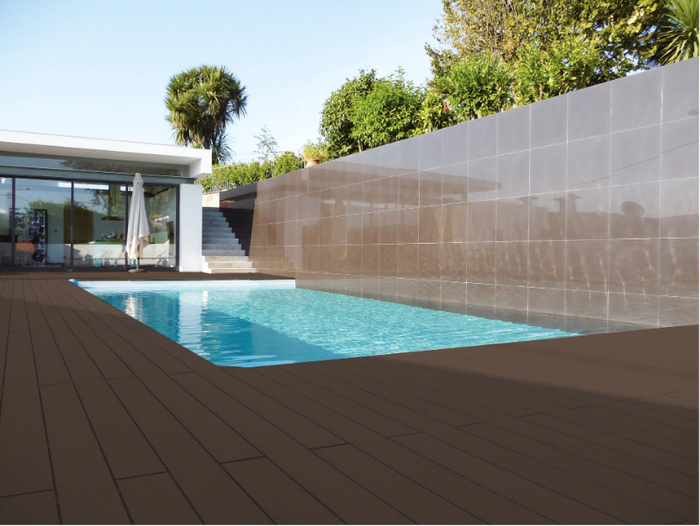 MARINA COMPACT - ARGILLA - WPC outdoor floor tiles _ SKEMA