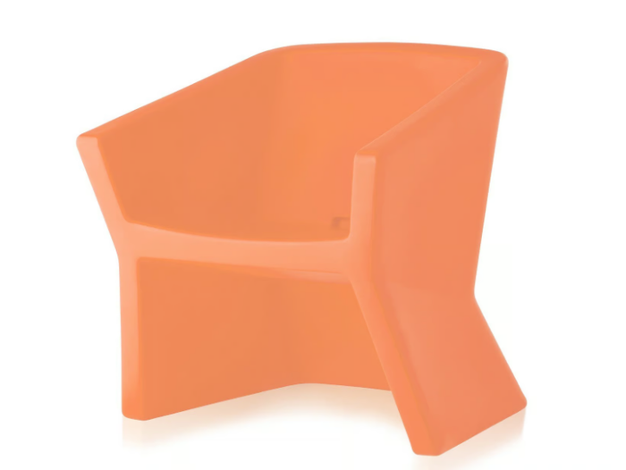 EXOFA - Polyethylene chair with armrests _ SLIDE