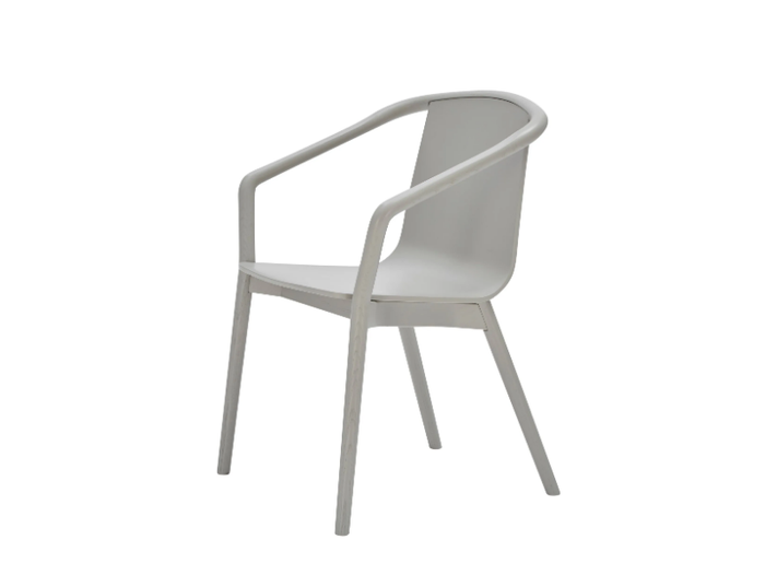 THOMAS - Wooden chair with armrests _ SP01