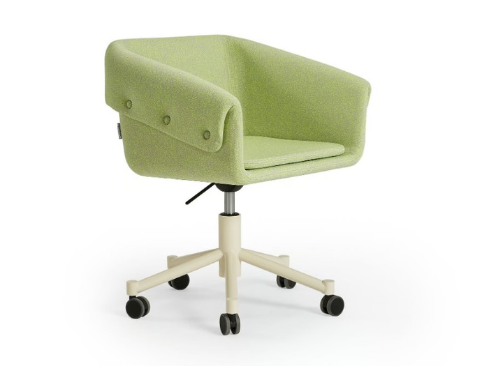 COLLAR - Swivel chair with armrests with 5-spoke base _ Sancal