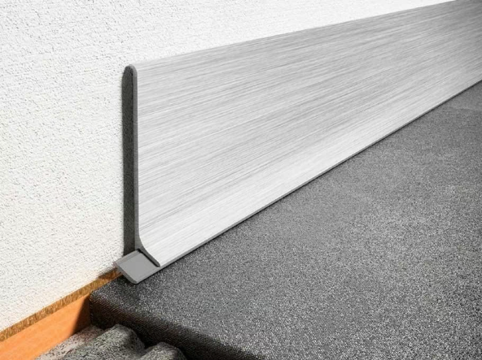 Schlüter®-DESIGNBASE-SL - Metal skirting board _ Schlüter-Systems