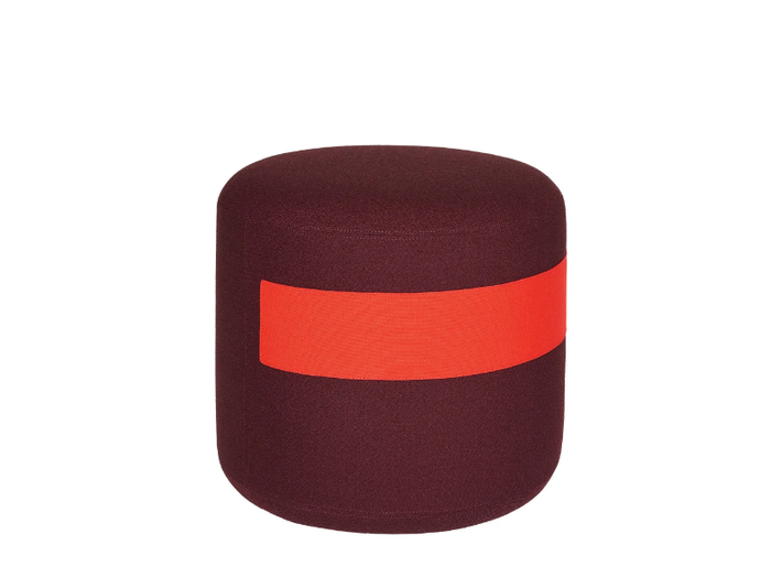 AYAKA - Upholstered round fabric pouf _ Schönbuch