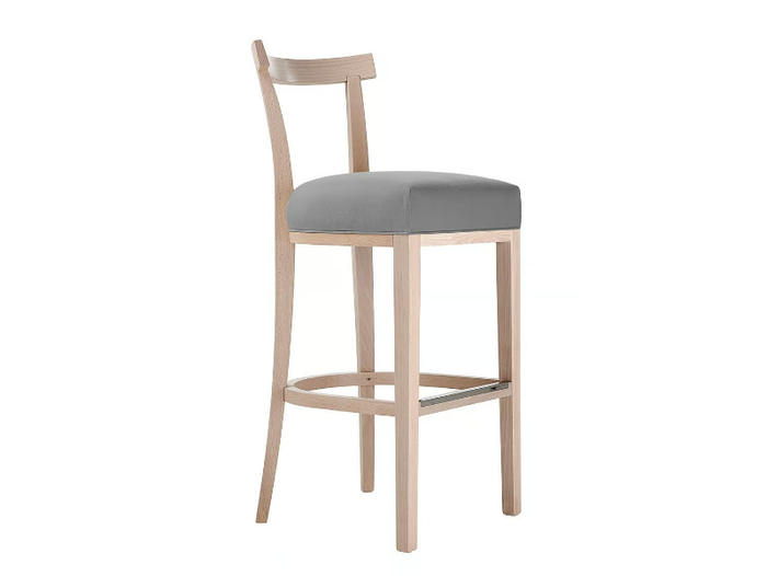 VICTOR - Upholstered wooden barstool _ Sedex