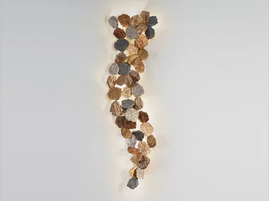 PATHLEAF VINE MEDIUM - LED handmade bronze wall lamp _ Serip