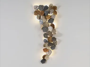 PATHLEAF VINE SMALL - LED handmade bronze wall lamp _ Serip