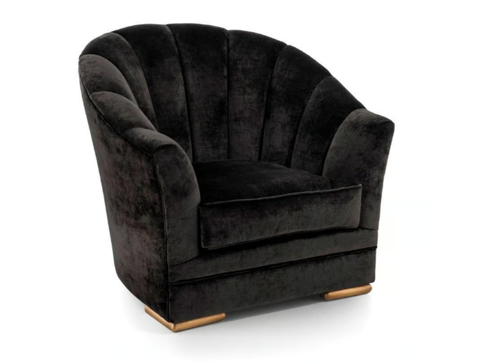 DIAMOND - Fabric armchair with armrests _ Sicis