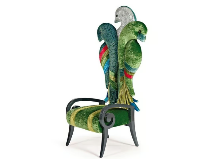 JALOUSIE - Fabric armchair high-back _ Sicis