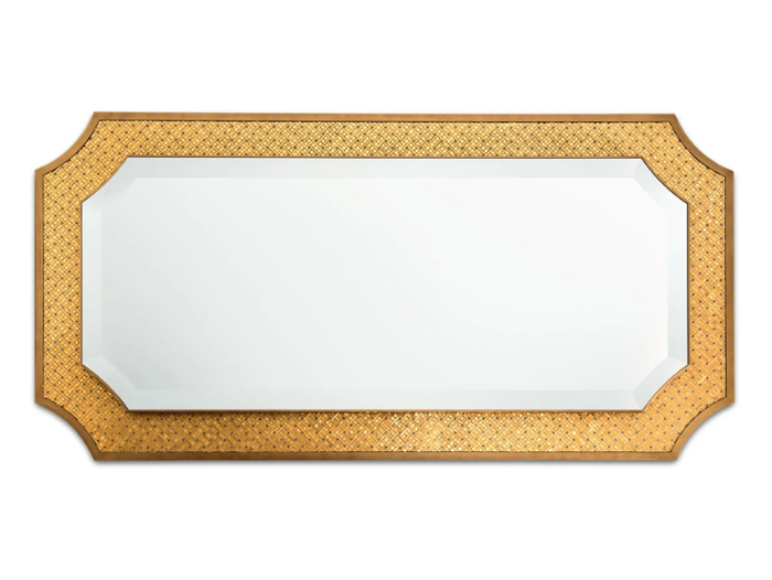 BORGIA - Framed glass mirror with integrated lighting _ Sicis