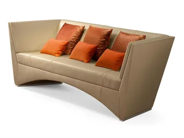 ETHAN - 2 seater leather sofa _ Sicis