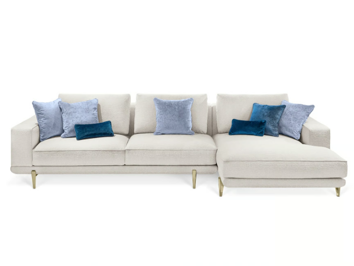 MILTON - Sectional sofa with chaise longue _ Sicis