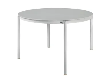 OUTLINE - Round ceramic garden table _ Sifas