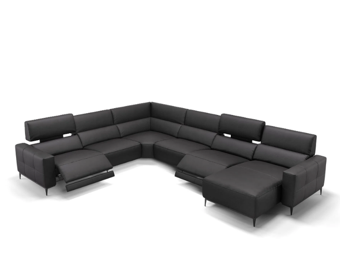 TOLEDO - Corner leather sofa _ Sofanella