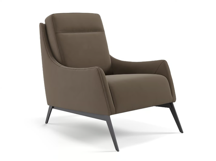 PIANA - Fabric armchair with armrests _ Sofanella