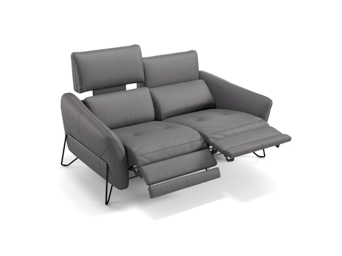 LINARES - 2 seater leather sofa _ Sofanella