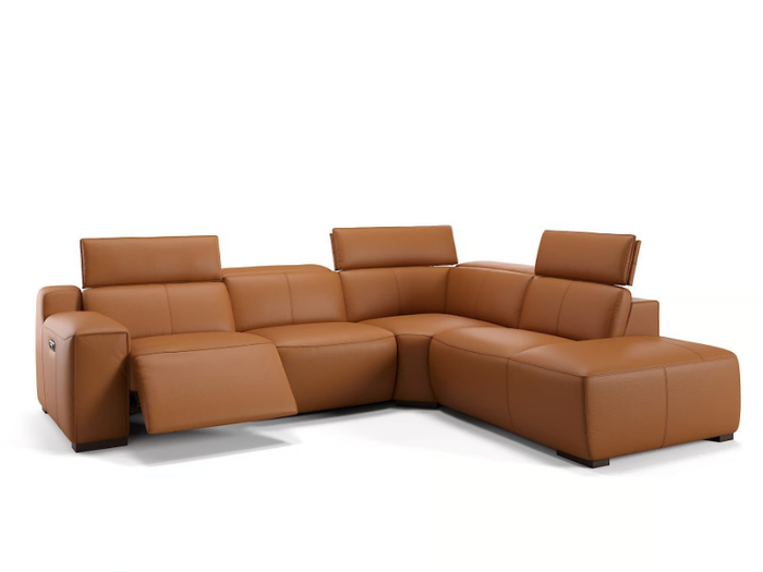 LORETO - Corner leather sofa _ Sofanella