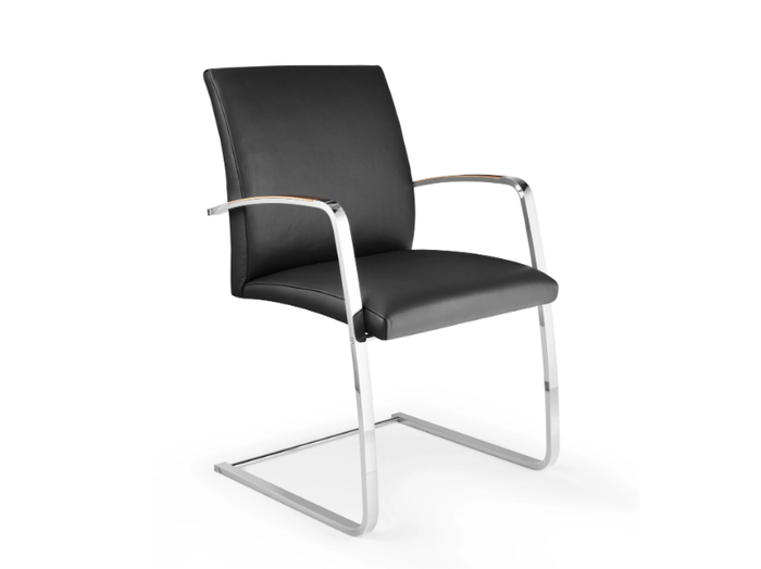 .TANO - Cantilever chair with armrests _ Spiegels