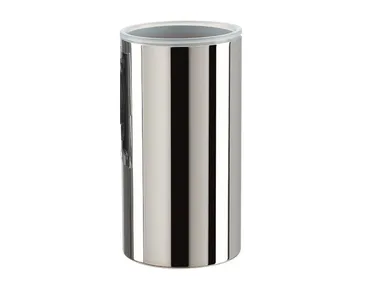 HASHI - Countertop chromed brass toothbrush holder _ Stilhaus