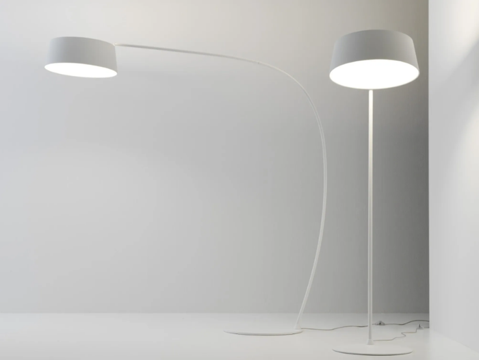 OXYGEN - LED floor lamp in polyurethane and metal _ Stilnovo