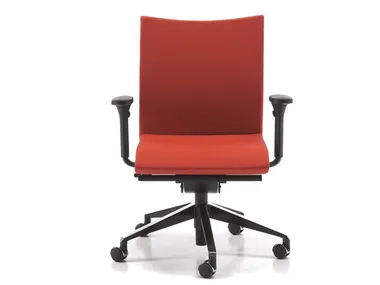 AVIAMID 3506 - Fabric office chair with castors with armrests with 5-Spoke base _ TALIN