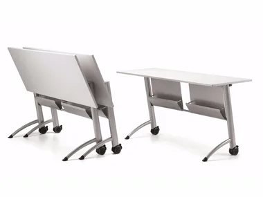 KOMBY 937 - Modular folding MDF bench desk with castors _ TALIN