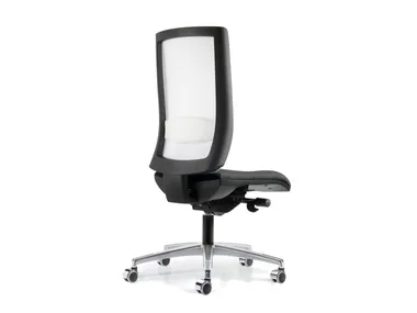 WIND 9-105 - Mesh office chair with castors with 5-Spoke base _ TALIN